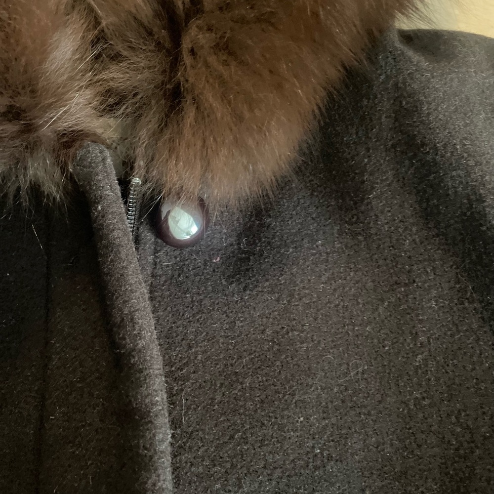 Women's Brown Fur-Trim  Jacket - Insulated Winter Coat